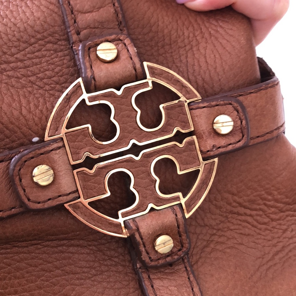 Tory Burch boots, size 7.5, soles have wear - Picture 6 of 7